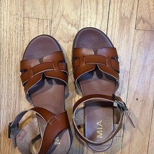 Brown Leather Sandals Wb